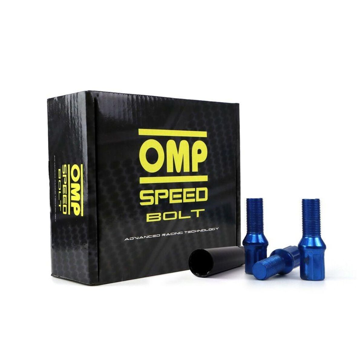 Set Møtrikker OMP 27 mm Blå 20 uds M12 x 1,25