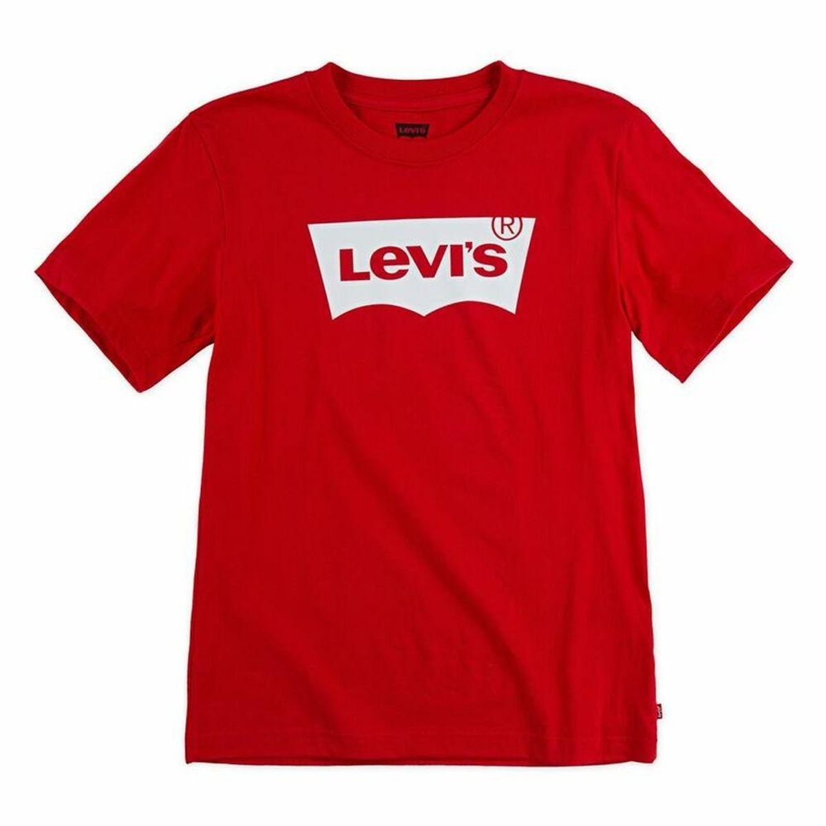 Børne Kortærmet T-shirt Levi's Batwing B Rød 2 år