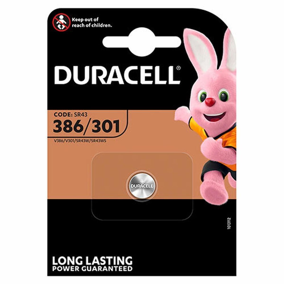 Oxide batteri DURACELL 386/301