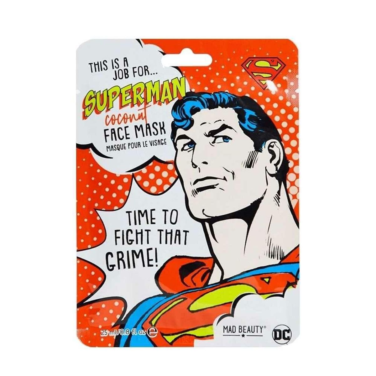 Ansigtsmaske Mad Beauty DC Superman (25 ml)