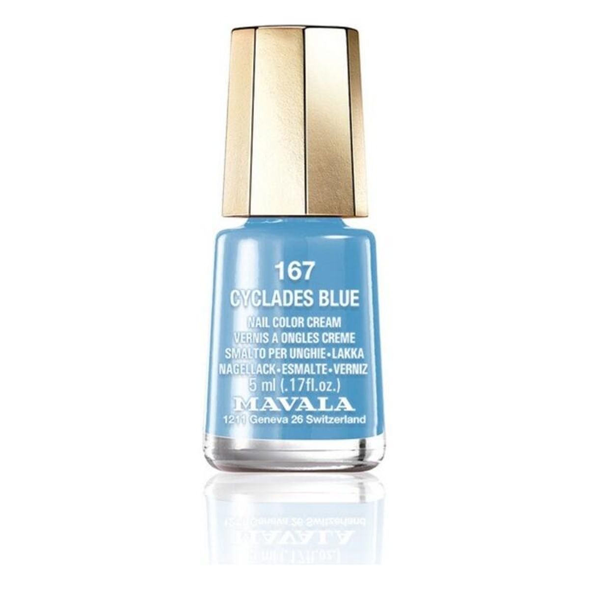 Neglelak Mavala Nail Color Cream 167-cyclades blue (5 ml)