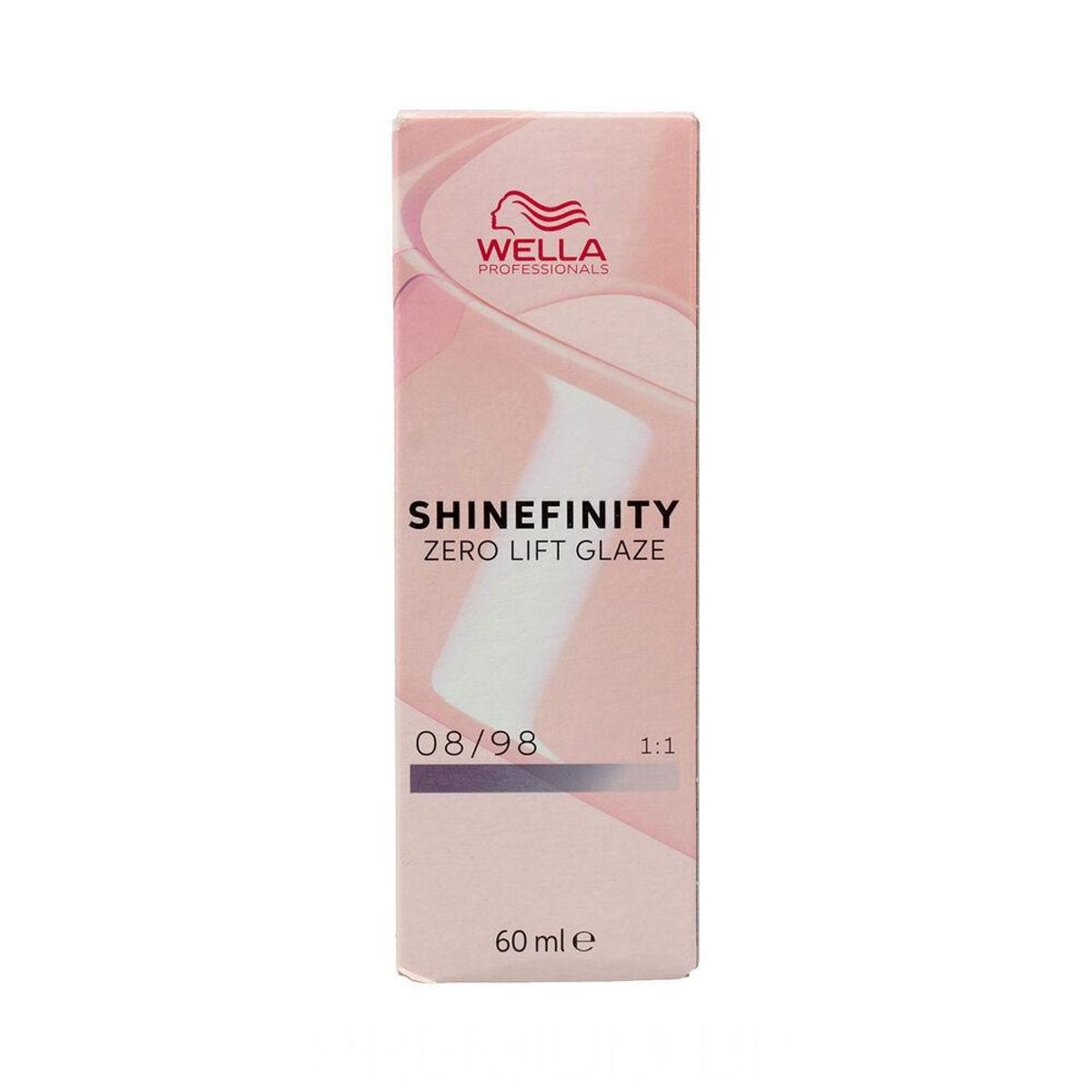 Permanent hårfarve Wella Shinefinity color Nº 08/98 (60 ml)