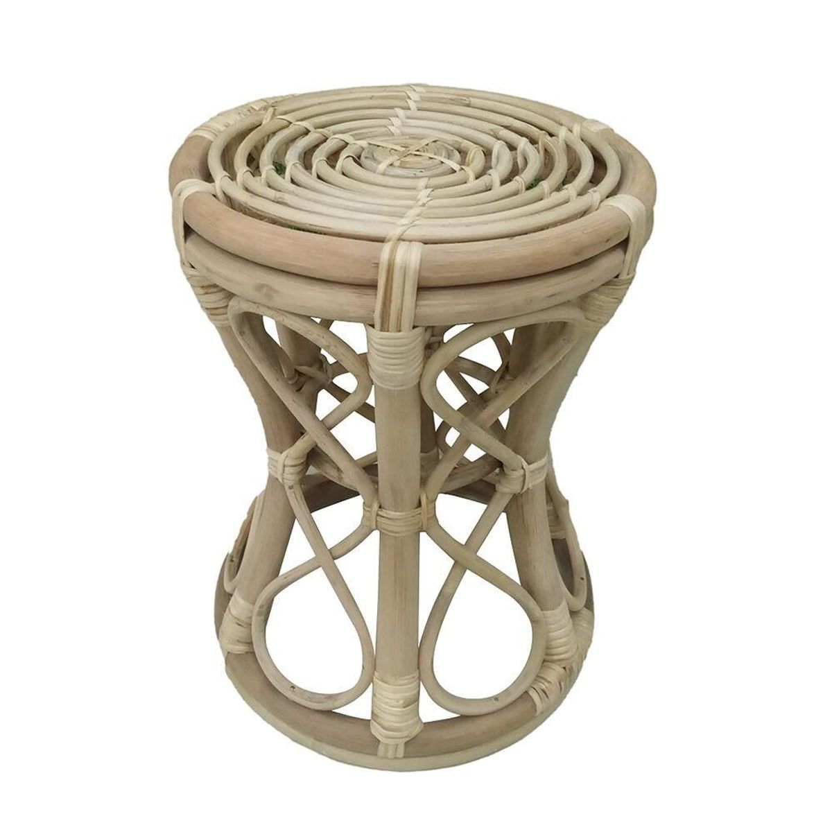 Sofabord Natur Rattan Tropisk (30 x 30 x 40 cm)