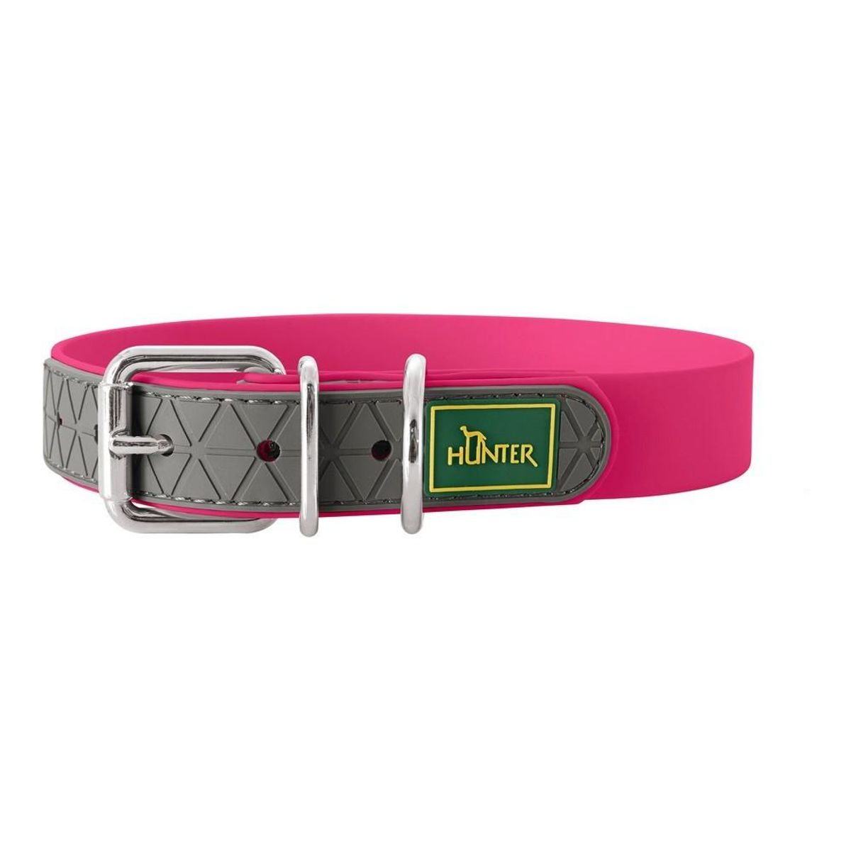 Hundehalsbånd Hunter Convenience Pink Størrelse S (28-36 cm)