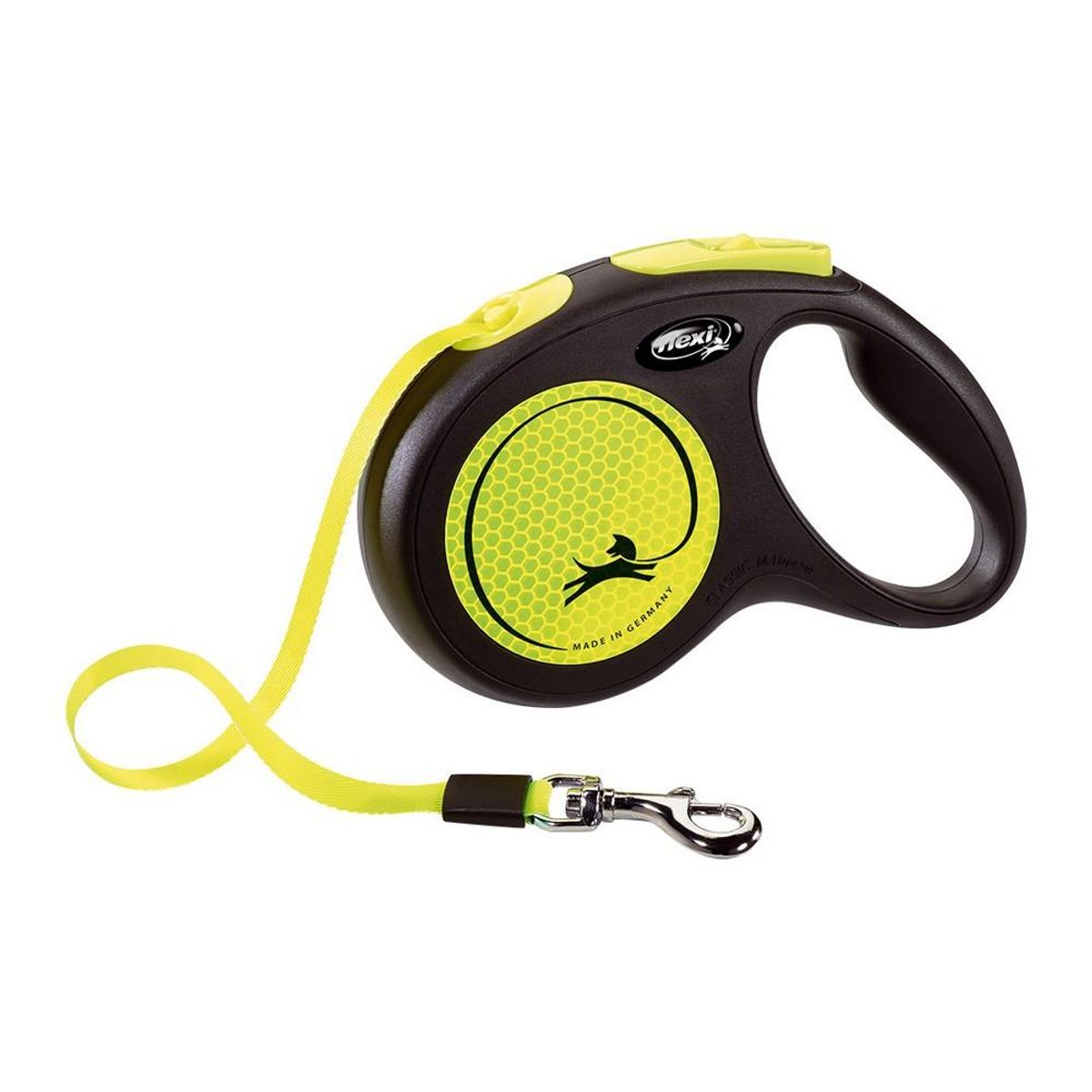 Hundesnor Flexi NEW CLASSIC NEON 5 m Størrelse S