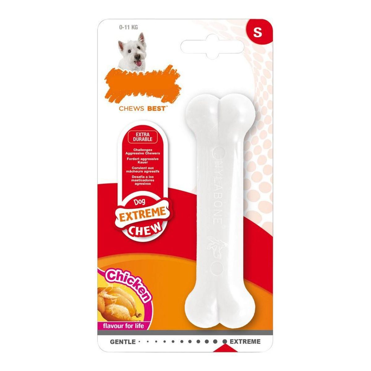 Hund Bidering Nylabone Extreme Chew Størrelse L Kylling Nylon