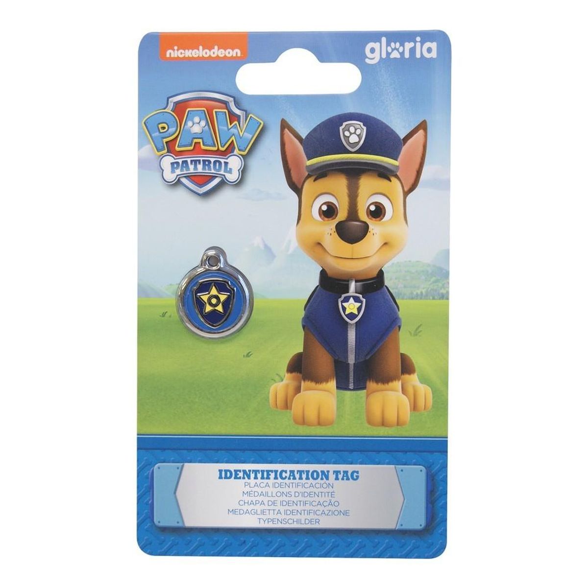 Identifikationsplade til krave The Paw Patrol Chase Størrelse S