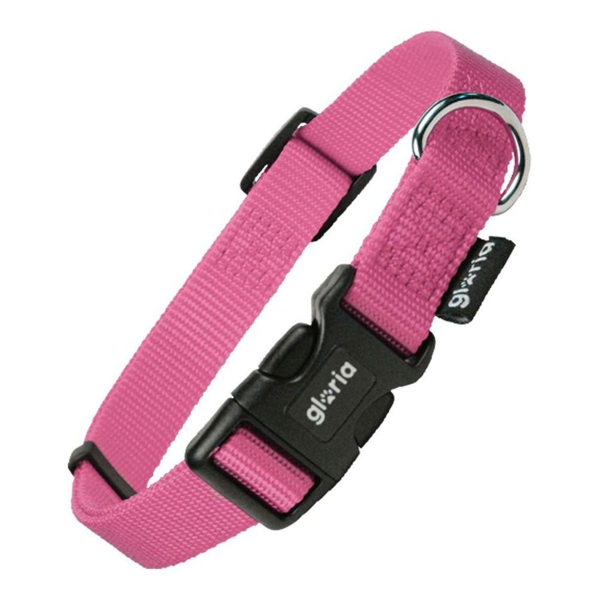 Hundehalsbånd Gloria Glat Pink Størrelse S (27-37 cm)