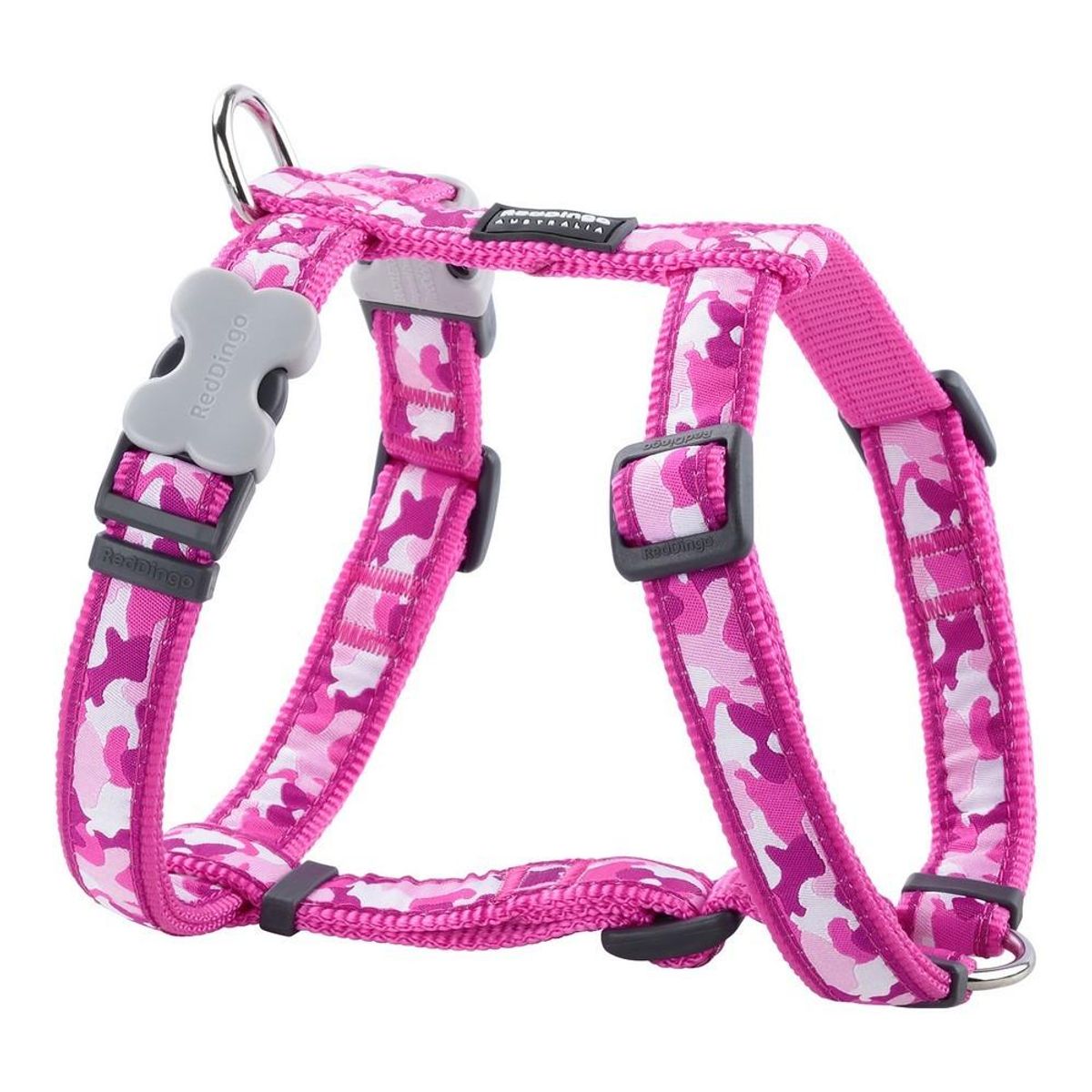 Hundesele Red Dingo Style Fuchsia Camouflage 37-61 cm