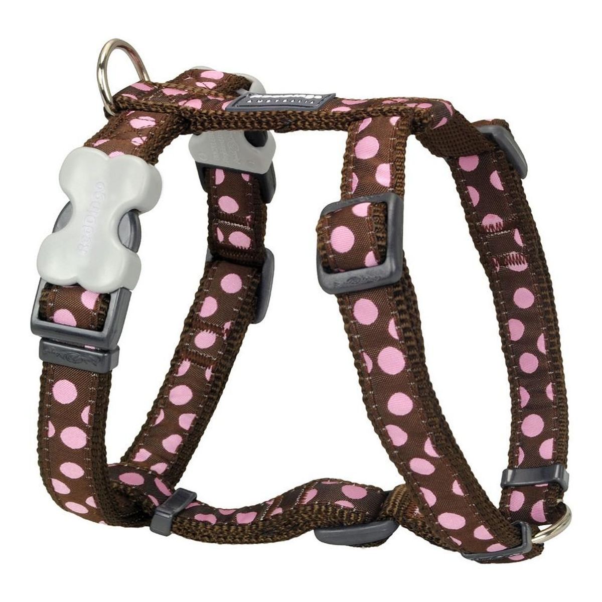 Hundesele Red Dingo Style Pink Mol 46-76 cm