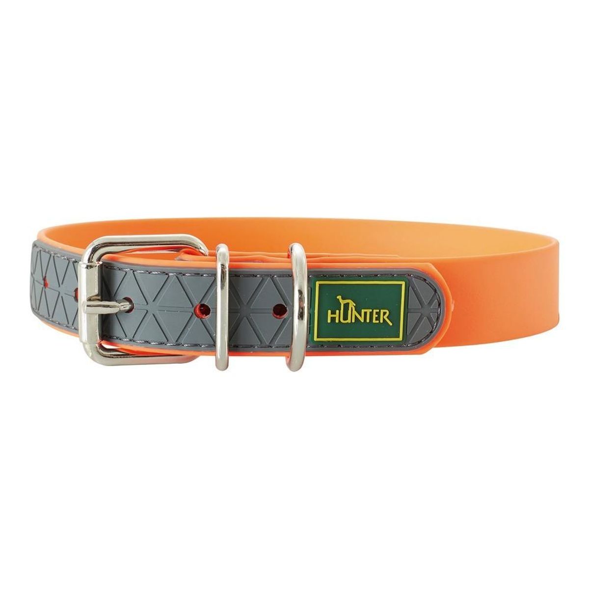 Hundehalsbånd Hunter Convenience Orange (23-31 cm)