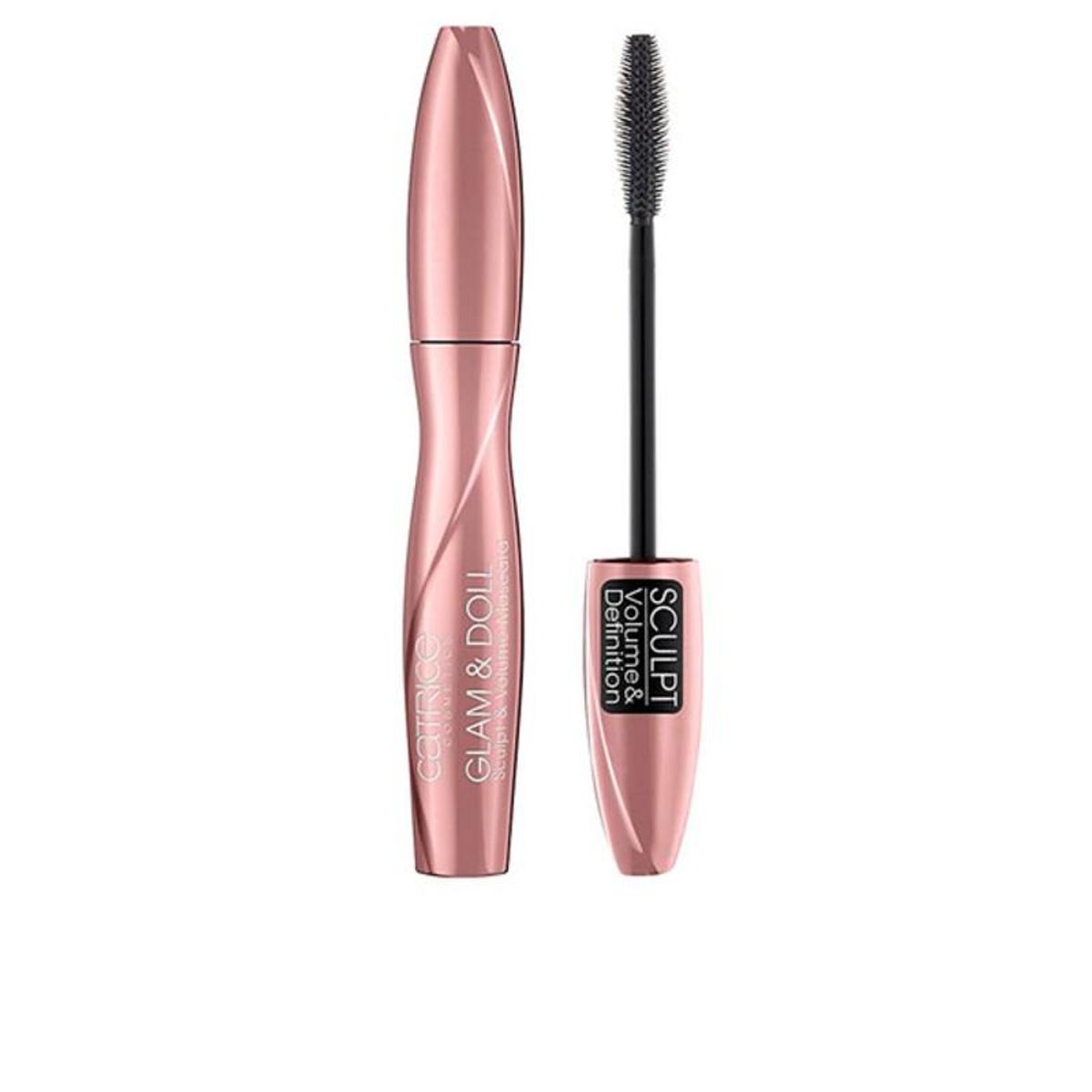 Mascara med Ekstra Volumen Effekt til Øjenvipper Catrice Glam & Doll Nº 010 Sort (9,5 ml)