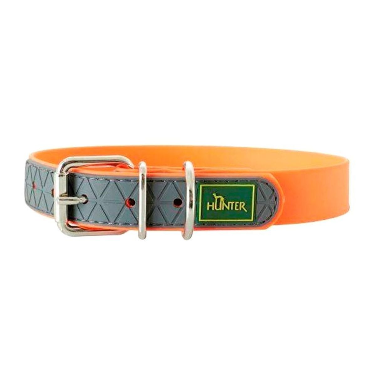 Hundehalsbånd Hunter Convenience Orange (28-36 cm)