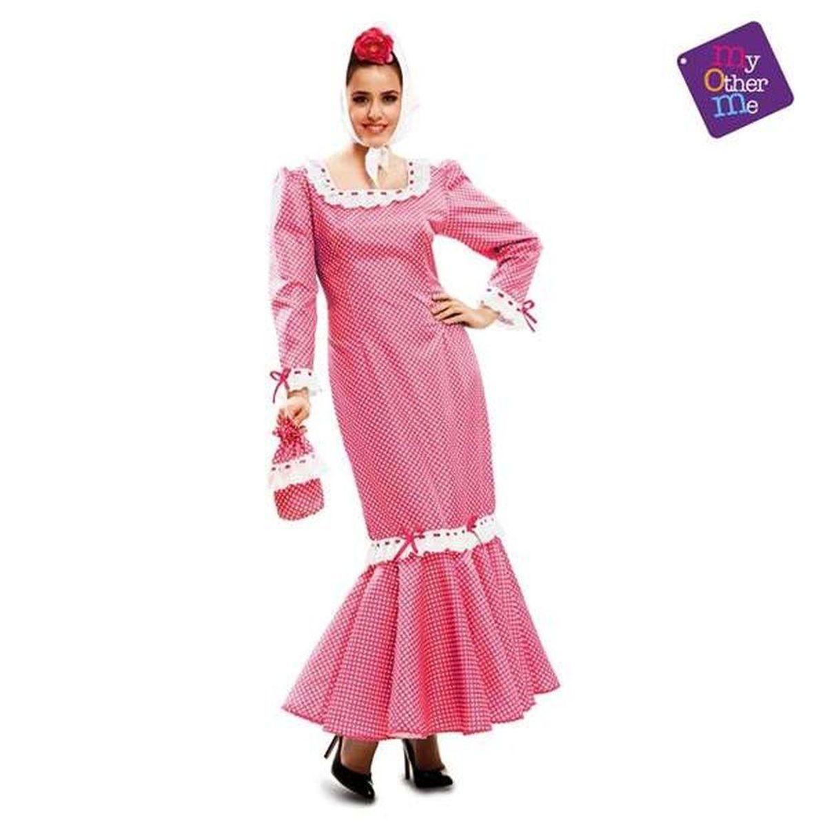 Kostume til voksne Madrid Pink XL