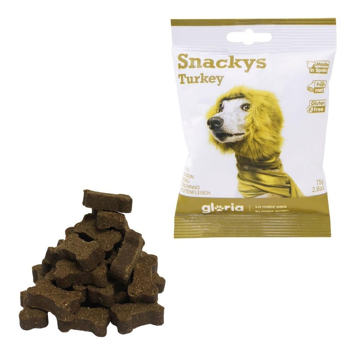 Hundesnack Gloria Display Snackys Kalkun