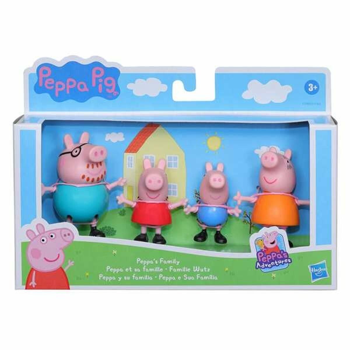 Sæt med tal Peppa Pig F2190 4 Dele