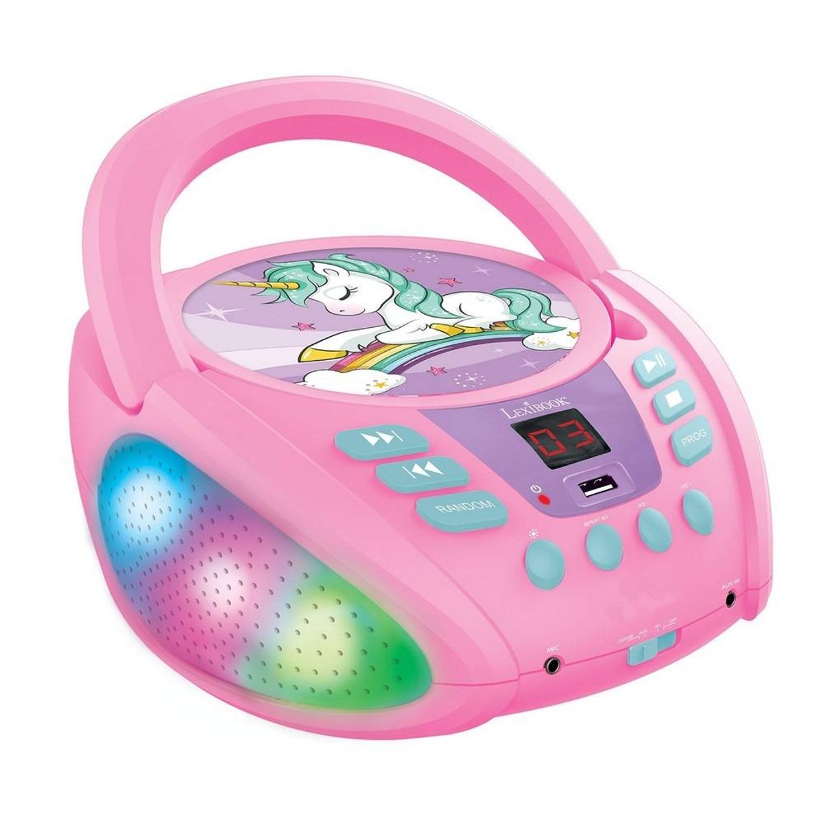 CD/MP3-afspiller Lexibook Børns Pink Bluetooth Enhjørning