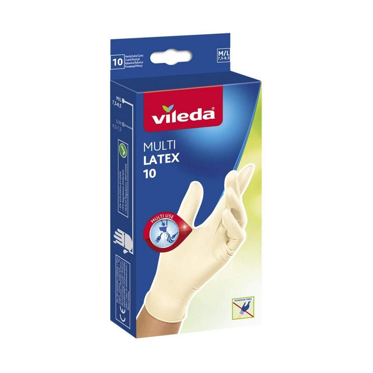 Handsker Vileda 10 par Størrelse M/L