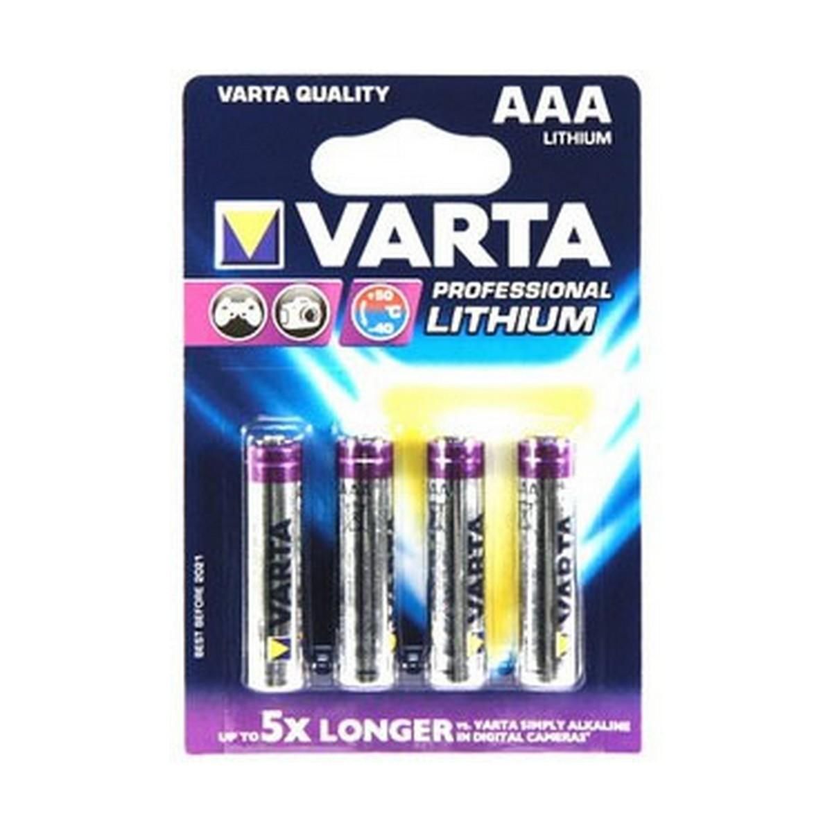 Batterier Varta Ultra Lithium (4 Dele)