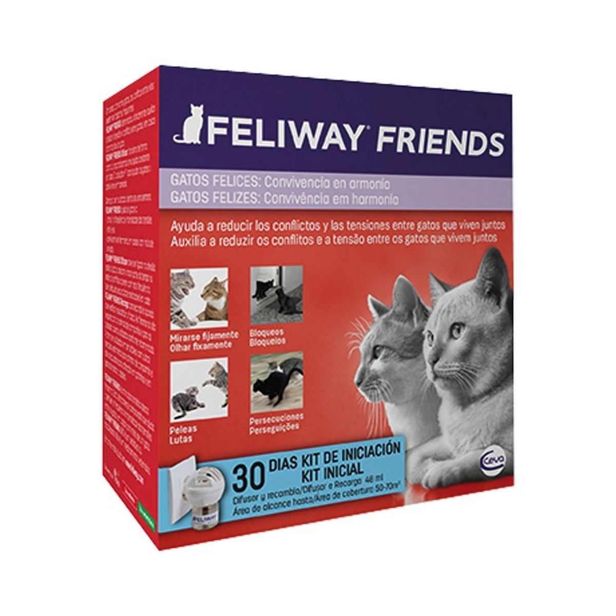 Lugtfjerner Ceva Friends Kat 48 ml