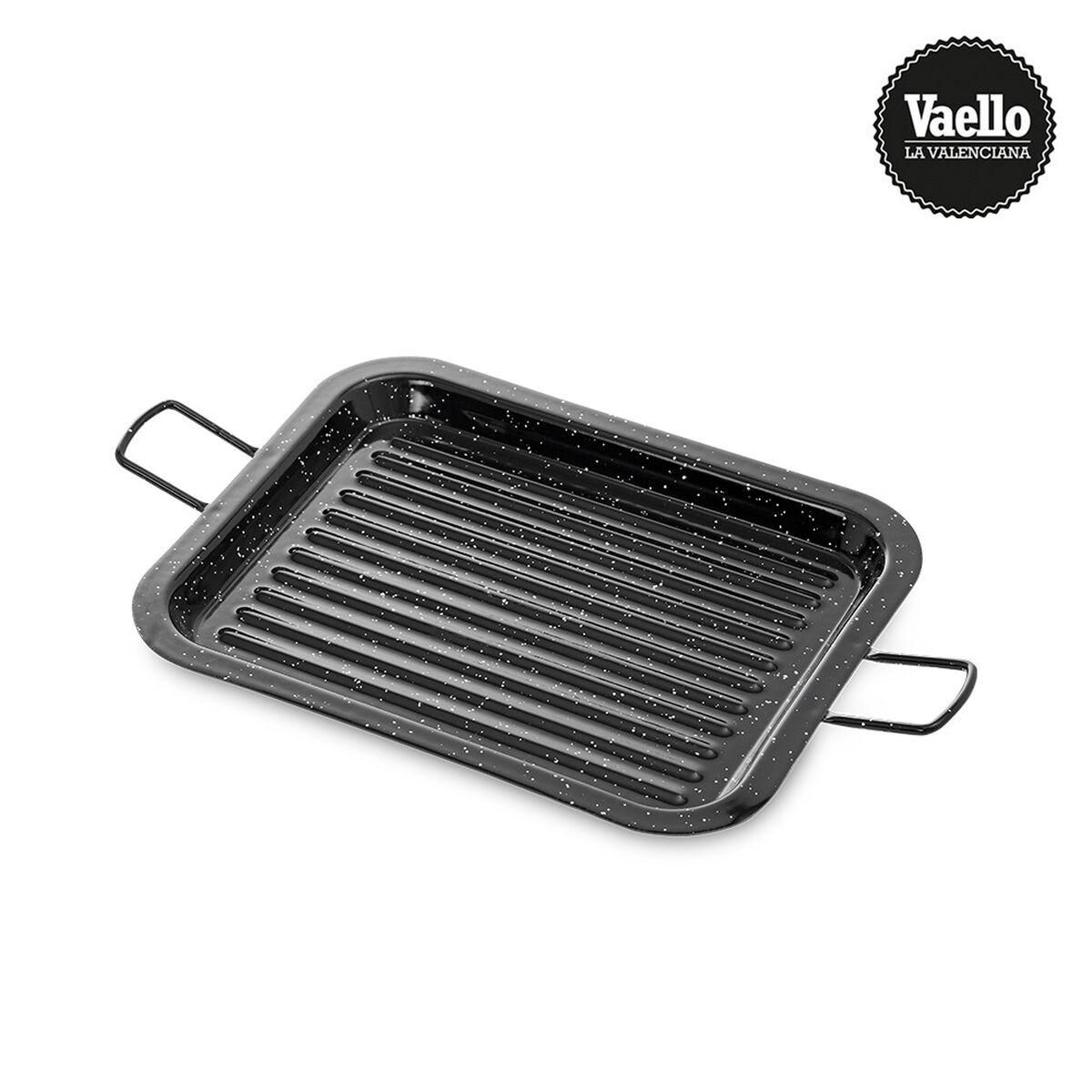 Grill Vaello 75461 Sort Glaseret stål 27 x 21 cm