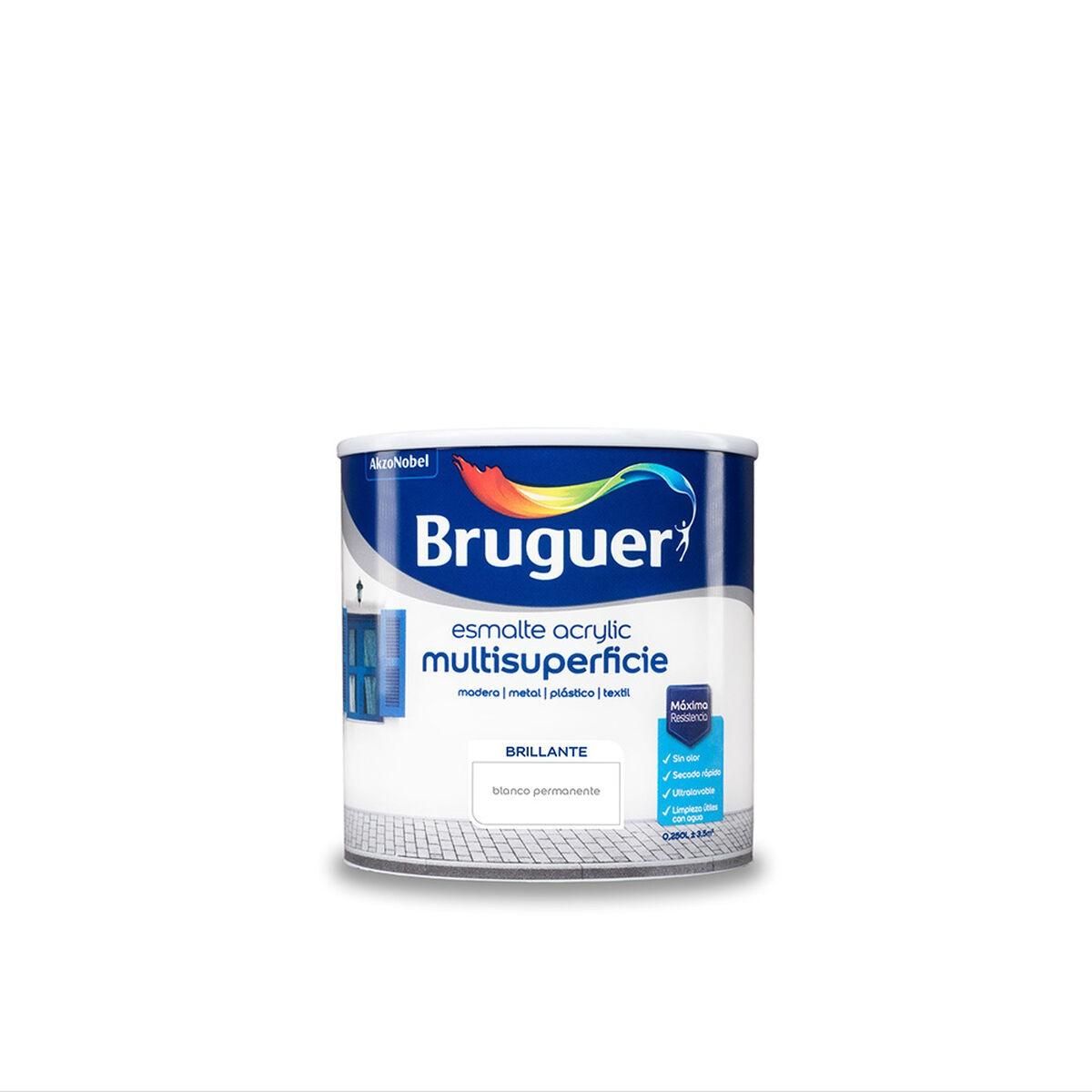 Akrylmaling Bruguer Hvid Akryl lak (250 ml)