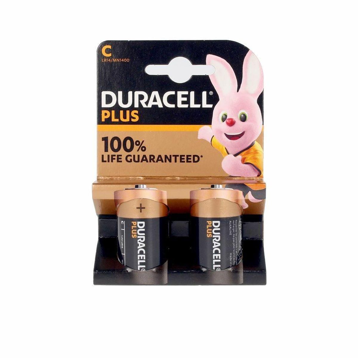 Alkalinebatterier LR14 DURACELL Plus Power C