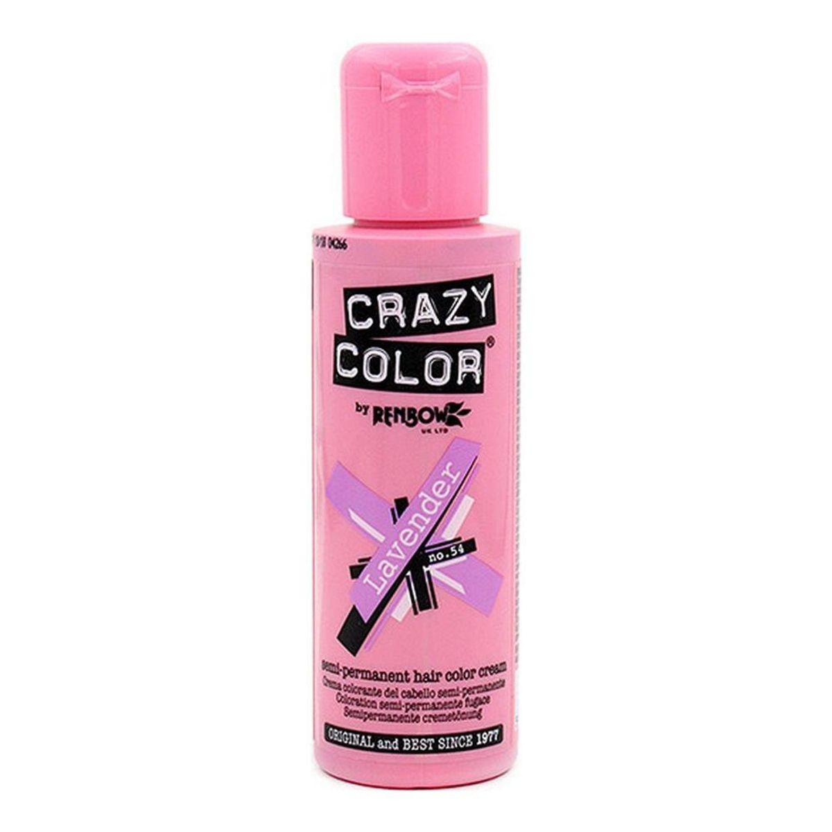 Halvpermanent farvning Lavender Crazy Color Nº 54 (100 ml)