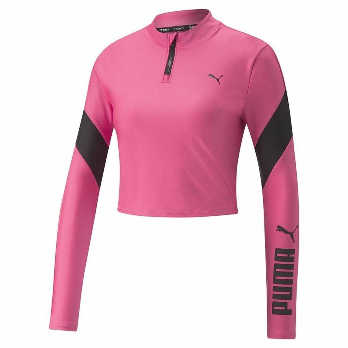 Langærmet T-shirt til Kvinder Puma Fuchsia Pink L