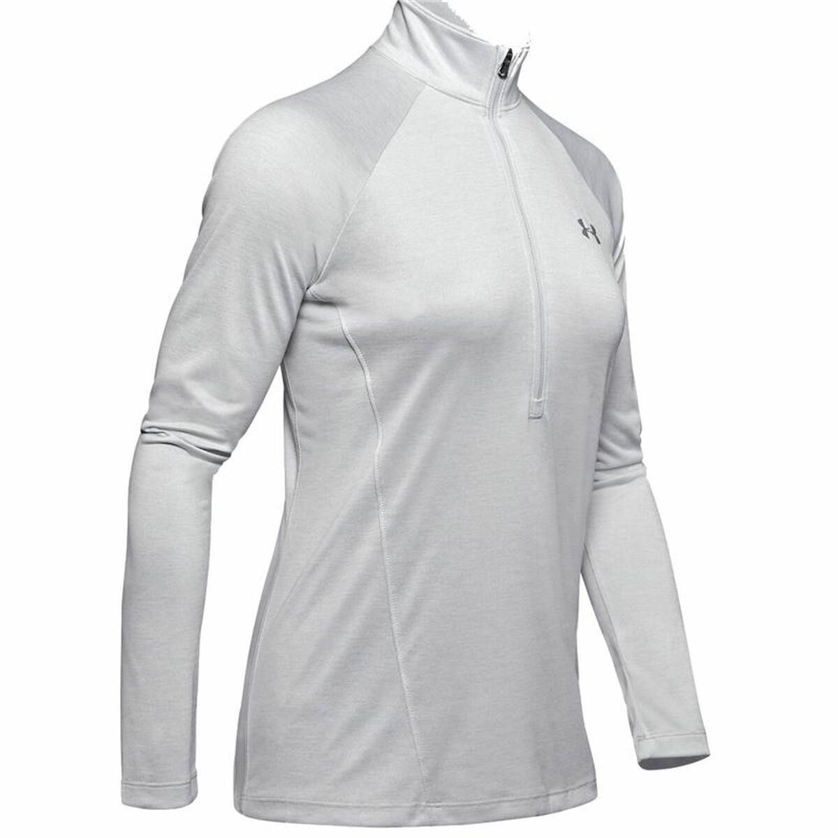 Langærmet T-shirt til Kvinder Under Armour Tech 1/2 Zip Twist M