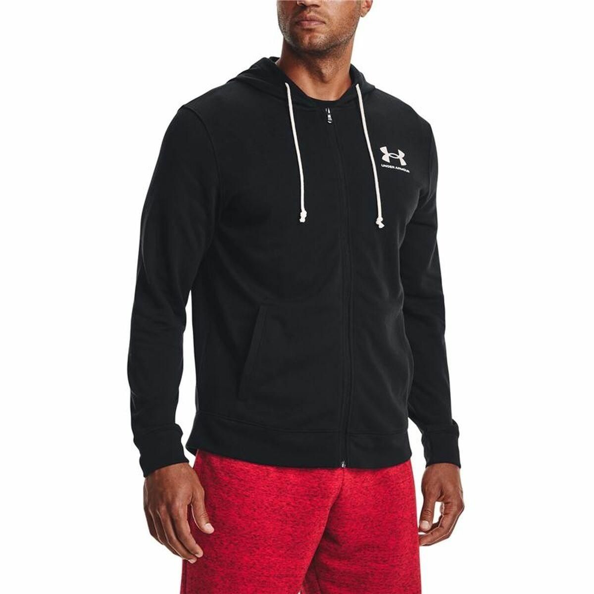 Sportsjakke til Mænd Under Armour Sort 2XL