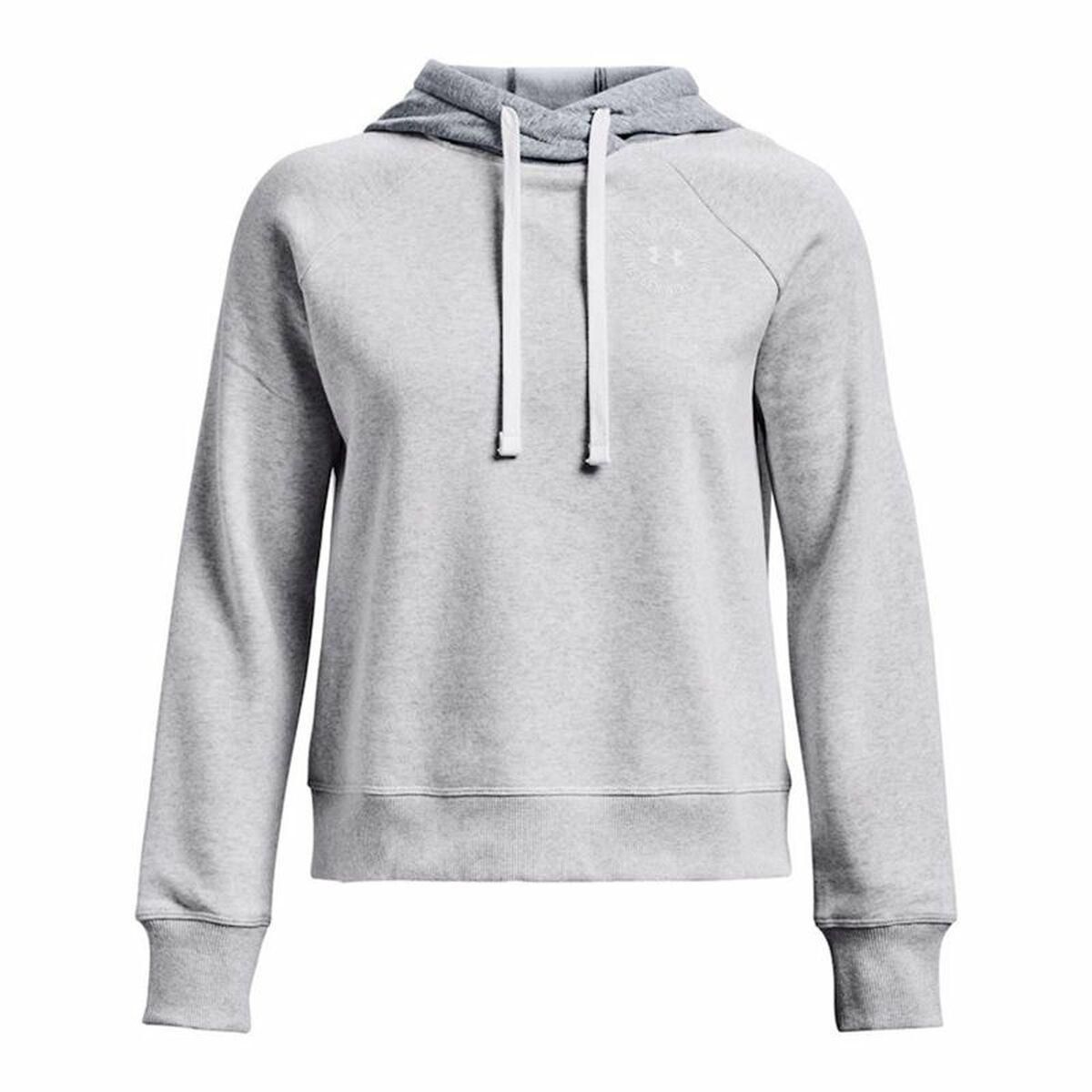 Hættetrøje til Mænd Under Armour Rival Fleece CB Grå S