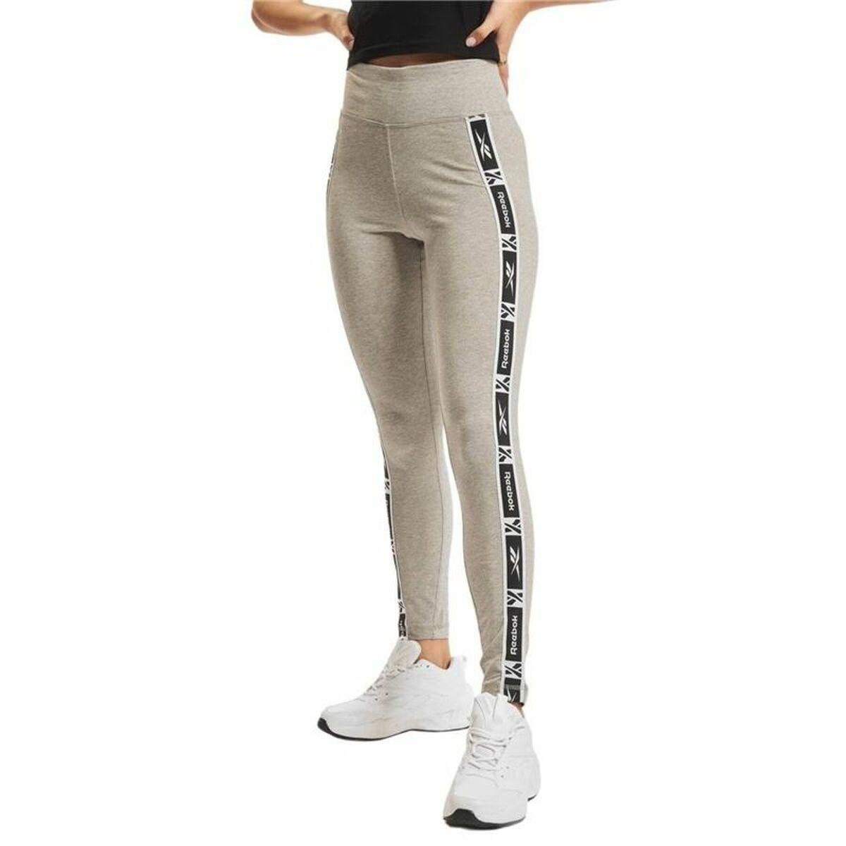 Sport leggings til kvinder Reebok Grå S