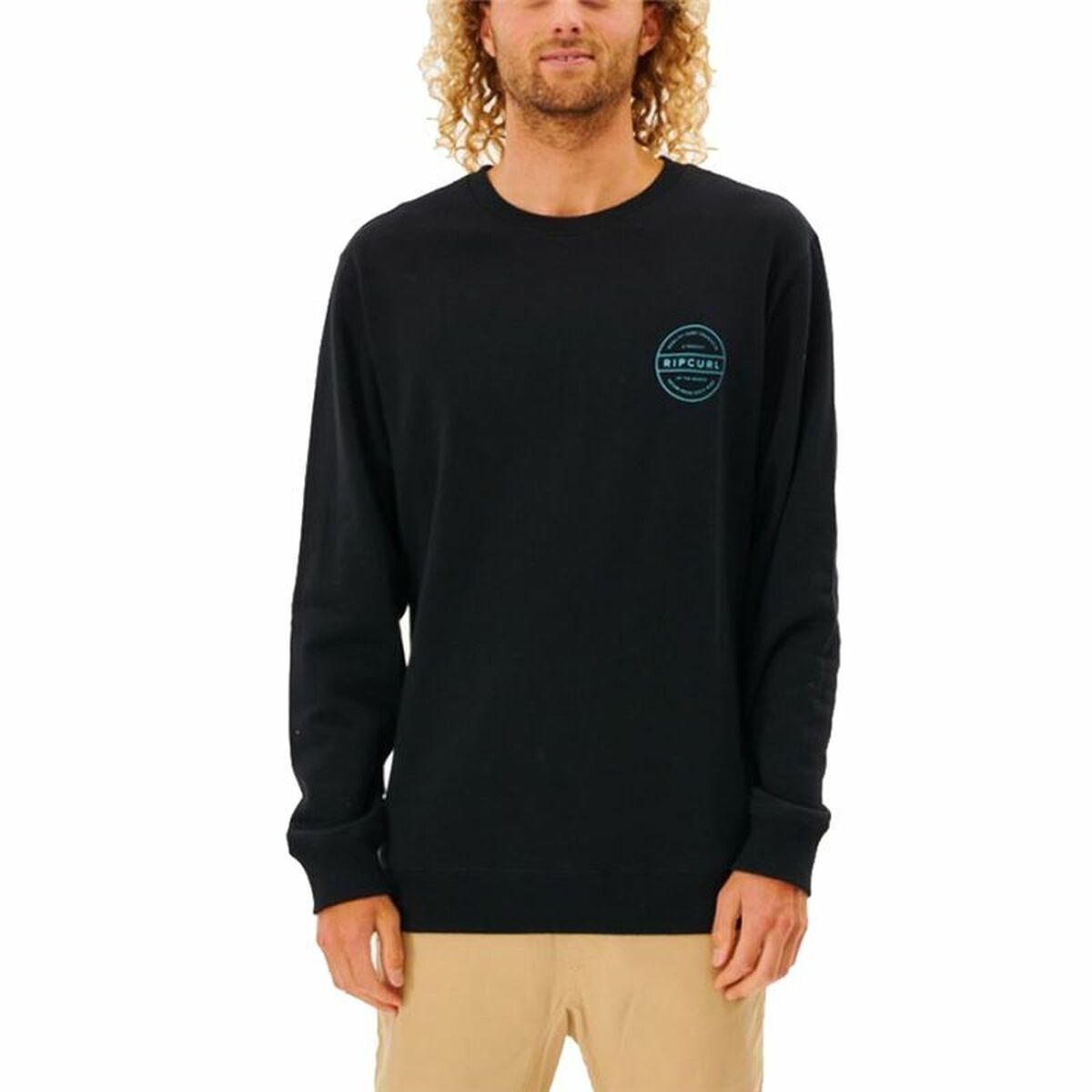 Sweaters uden Hætte til Mænd Rip Curl Re Entry Crew Sort L