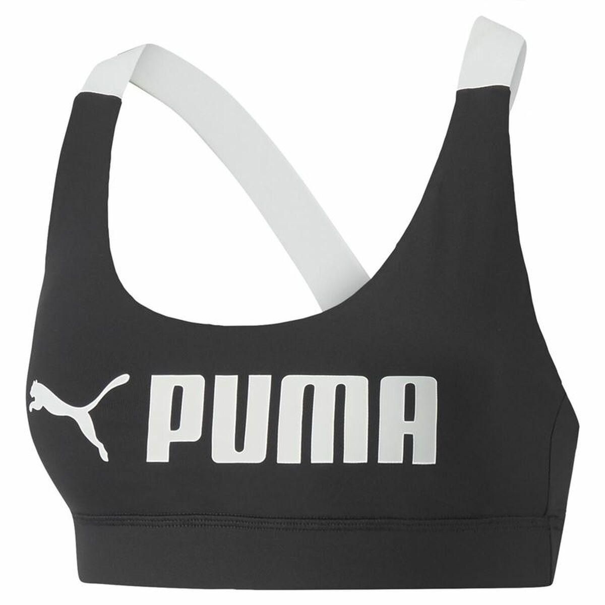 Sports-BH Puma Sort Hvid Multifarvet M