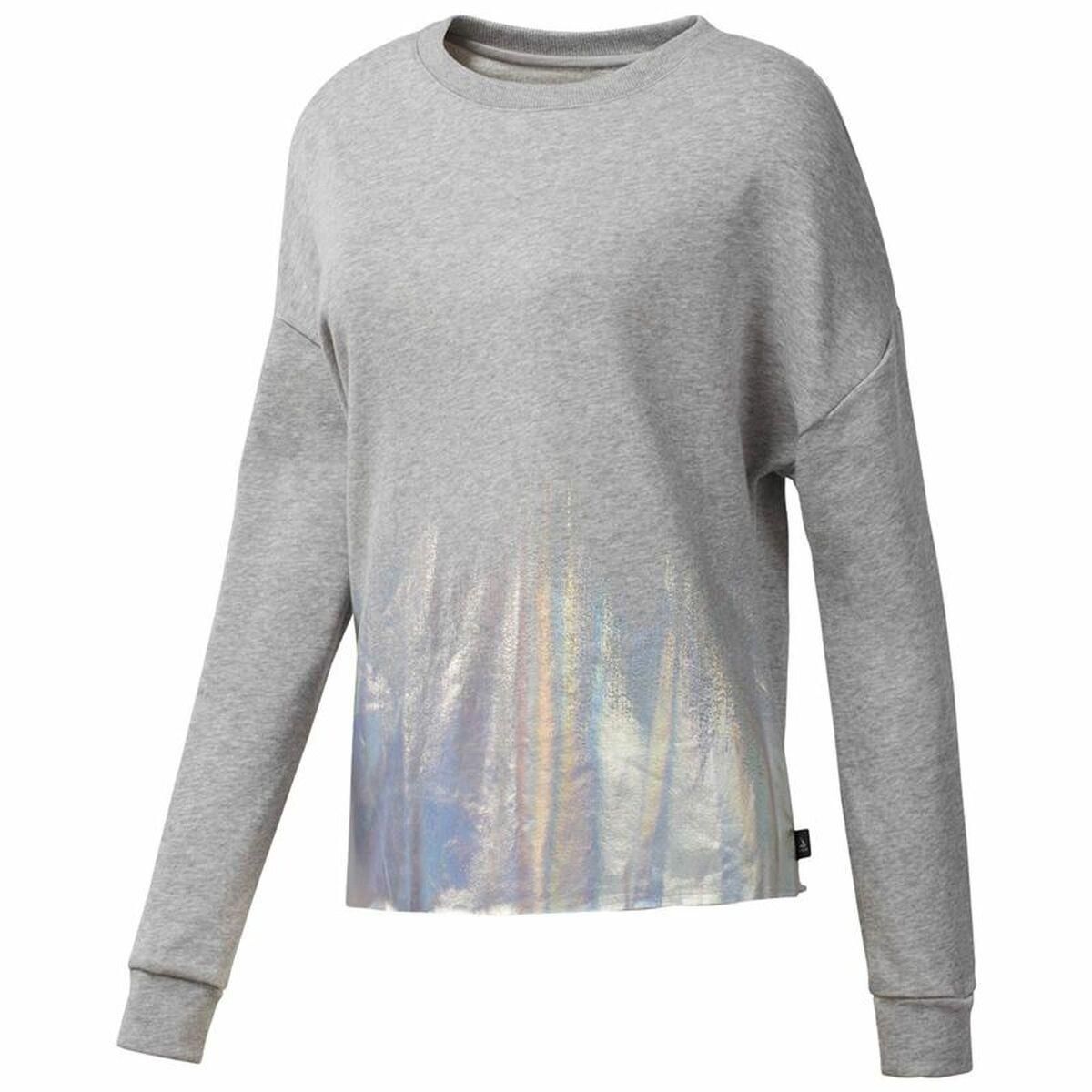 Sweaters uden Hætte til Mænd Reebok Foil Crew Lysegrå XS