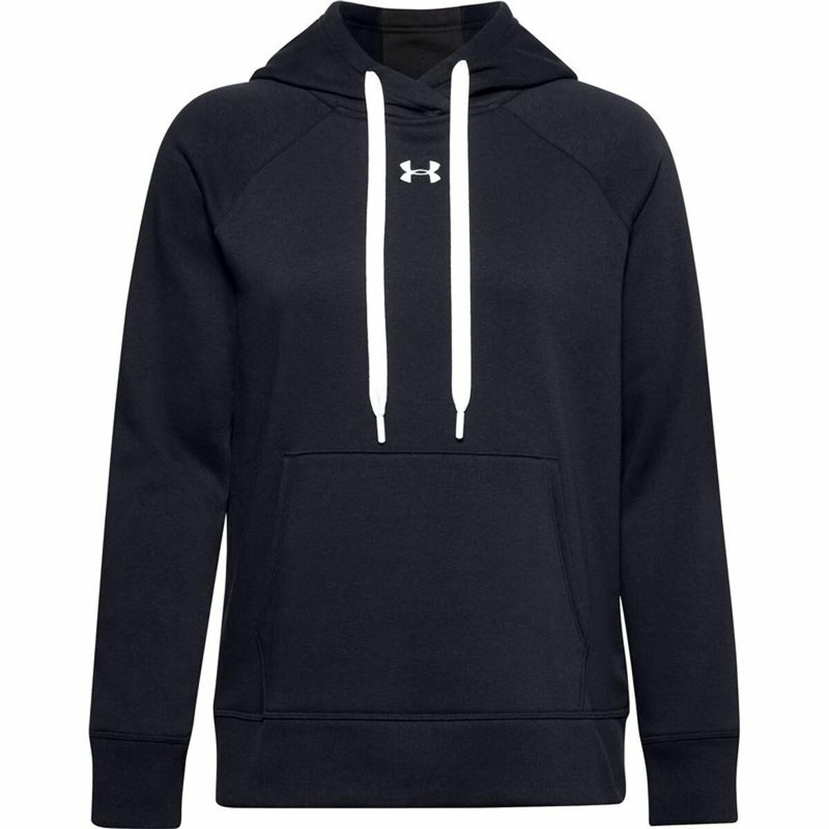 Hættetrøje til Kvinde Under Armour Rival Fleece Marineblå XS