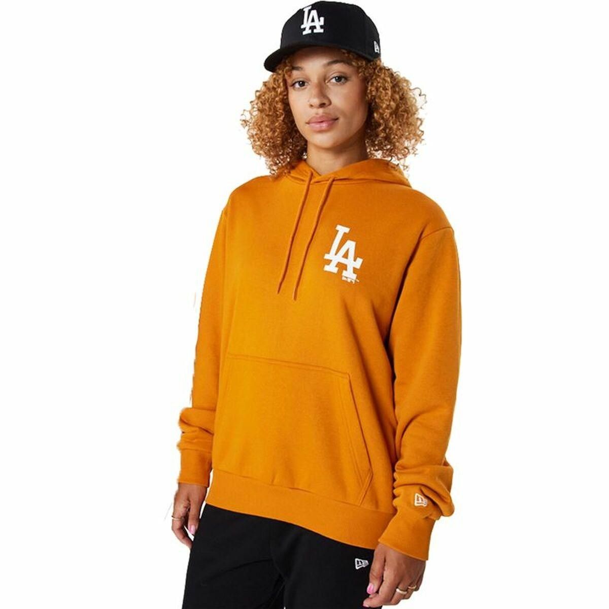 Sweaters uden Hætte til Mænd New Era MLB LA Dodgers Orange M