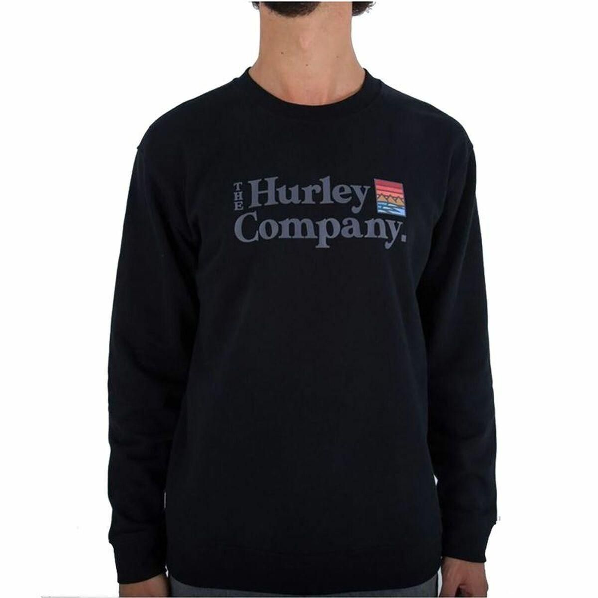 Sweaters uden Hætte til Mænd Hurley Canyon Summer Sort M