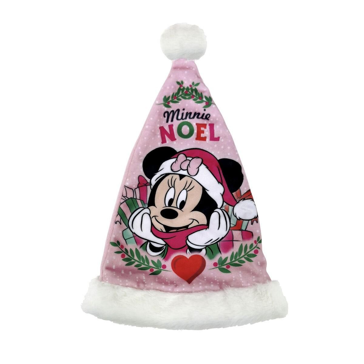 Julemandshat Minnie Mouse Lucky Børns 37 cm