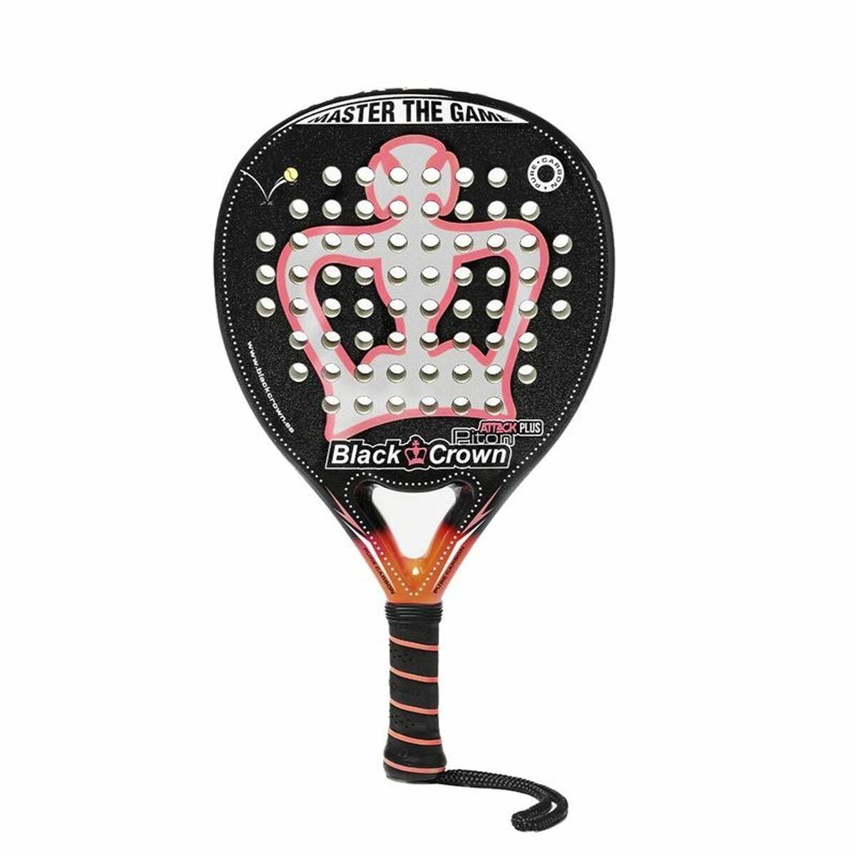 Padel bat Black Crown Piton Attack Plus Sort