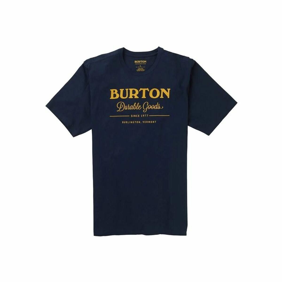 Kortærmet T-shirt til Mænd Burton Durable Goods Sort M