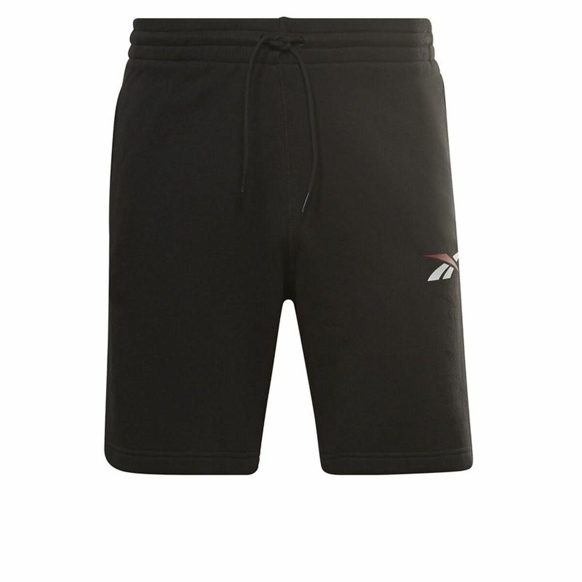 Sport shorts til mænd Reebok Vector Fleece Sort L