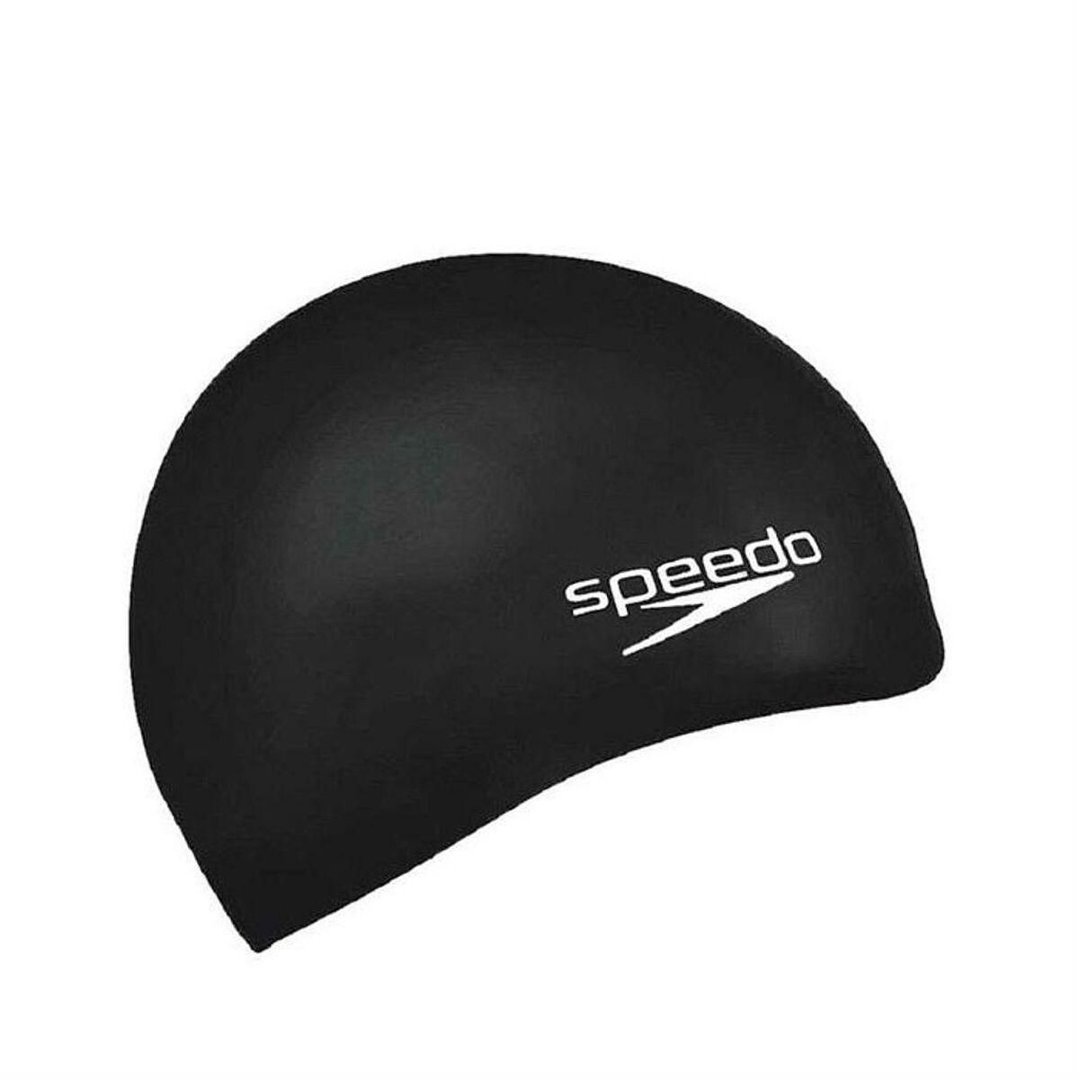 Badehætte Speedo PLAIN FLAT Sort Silikone