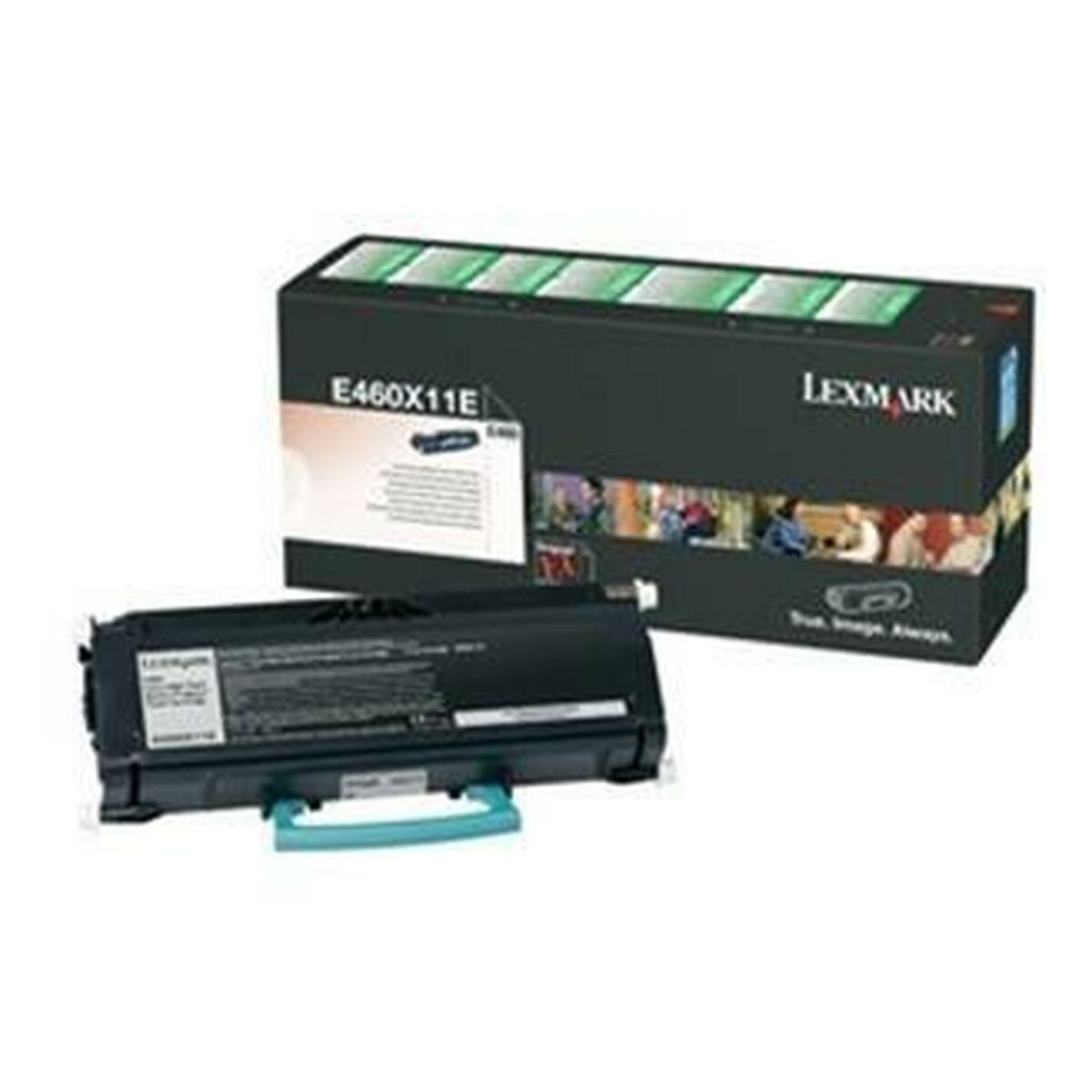 Toner Lexmark E460X11E Sort