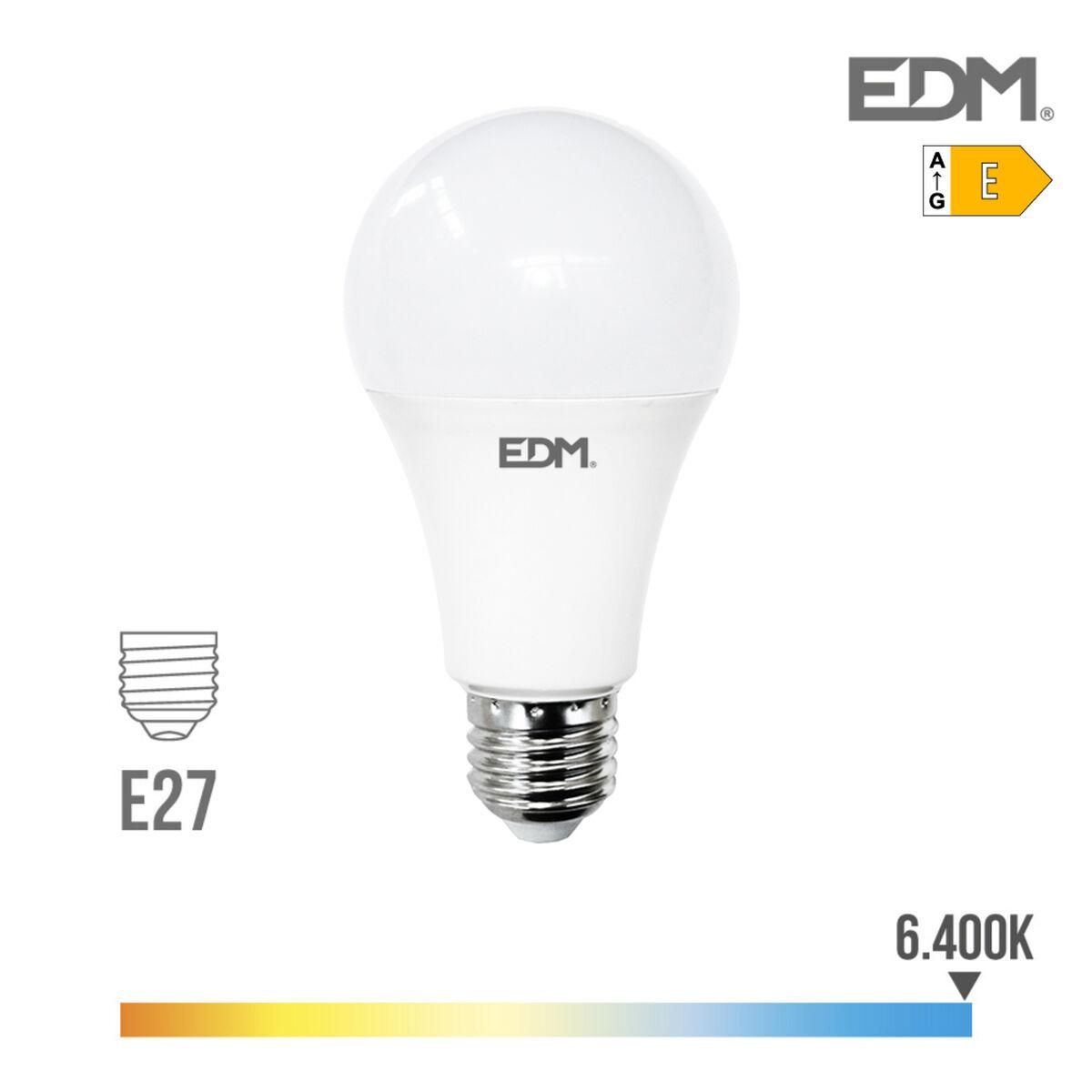 LED-lampe EDM E 24 W E27 2700 lm Ø 7 x 13,6 cm (6400 K)