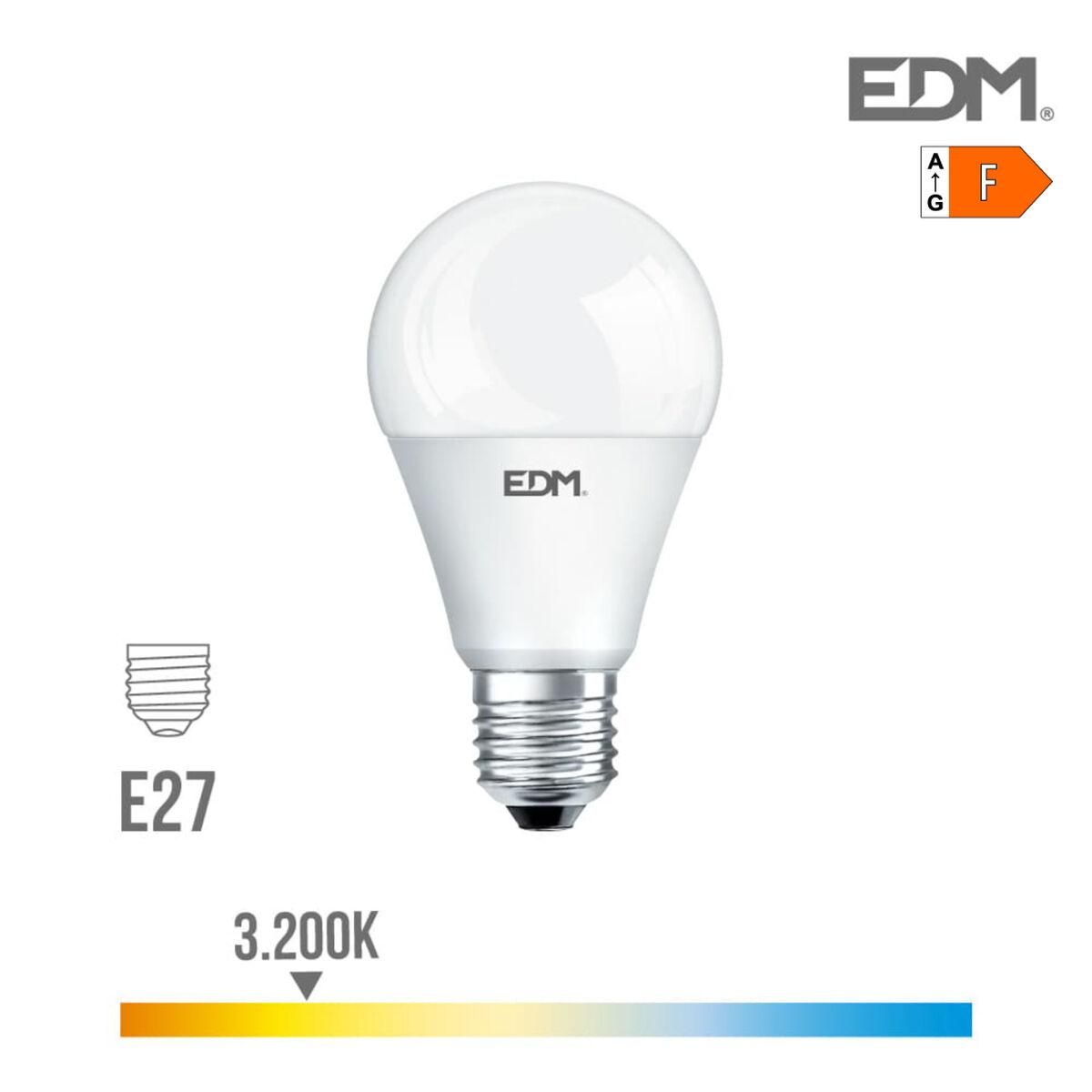 LED-lampe EDM F 17 W E27 1800 Lm Ø 6,5 x 12,5 cm (3200 K)