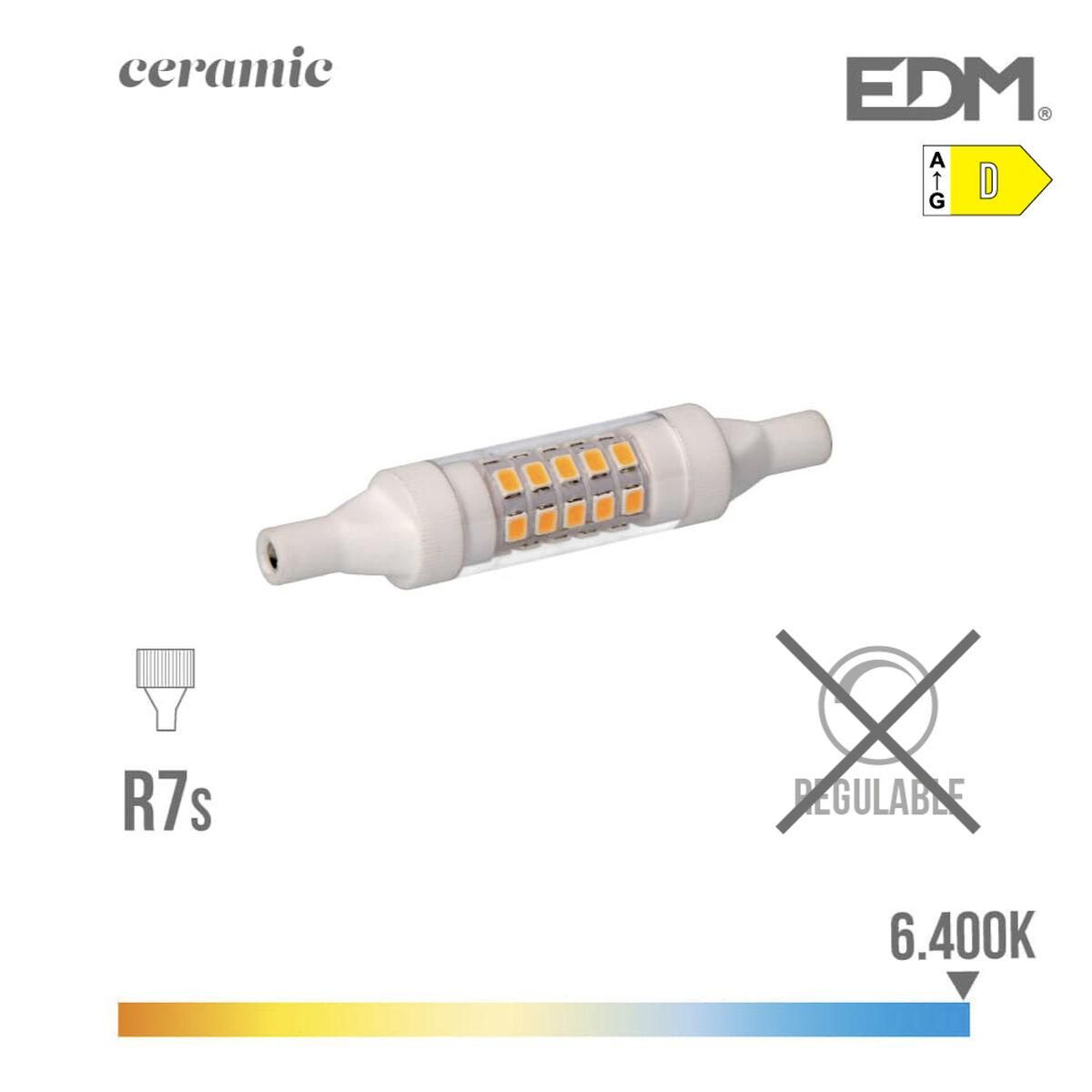 LED-lampe EDM Lineær D 5,5 W R7s 600 lm 1,5 x 7,8 cm (6400 K)