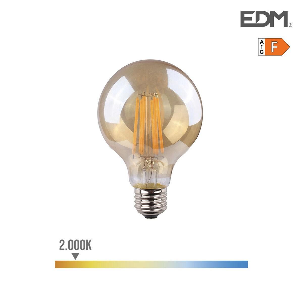 LED-lampe EDM Vintage F 8 W E27 720 Lm Ø 8 x 12 cm (2000 K)