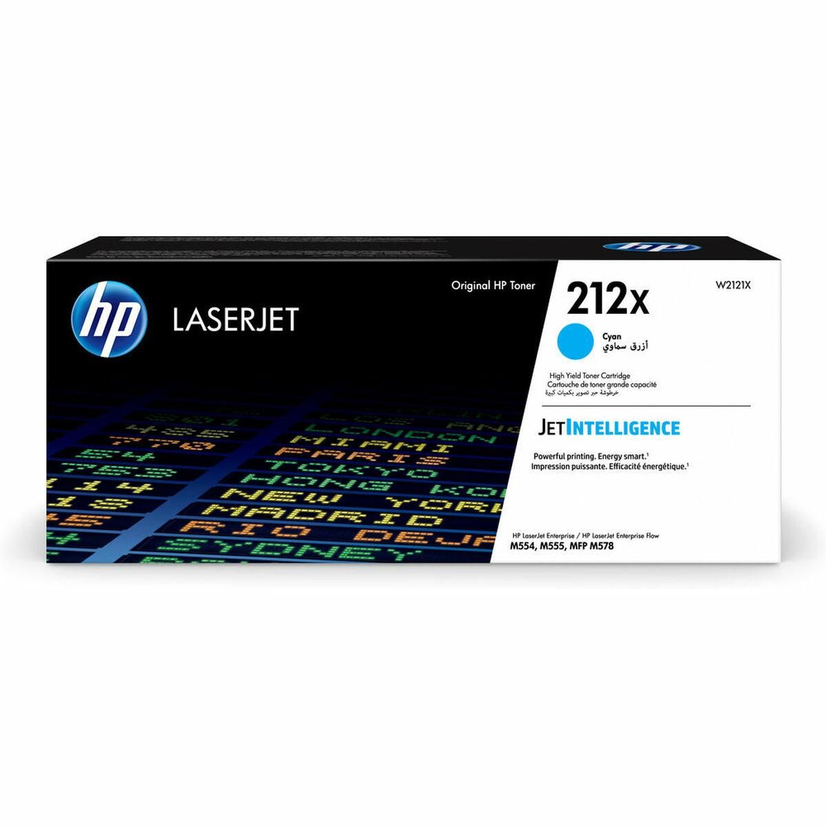 Original toner HP W2121X Cyan